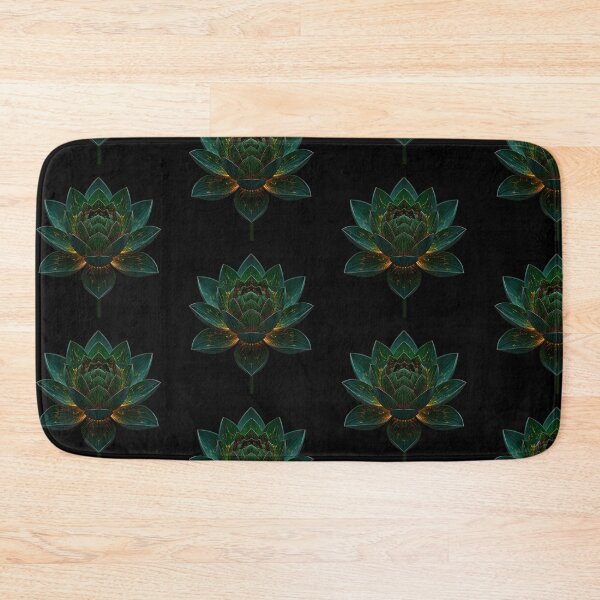 Item preview, Mystical Emerald Lotus with Liquid Gold Veins designed and sold by Quotable Gear.