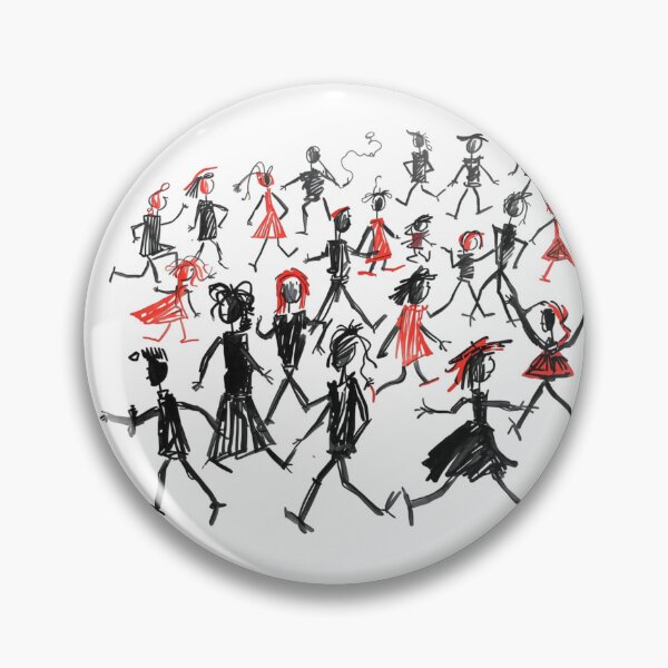 Item preview, Chalk Motion: Figures in Red and White designed and sold by MaciejErdon.