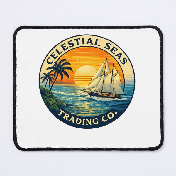 Item preview, Celestial Seas Sailboat Logo – Signature designed and sold by celestialseastc.