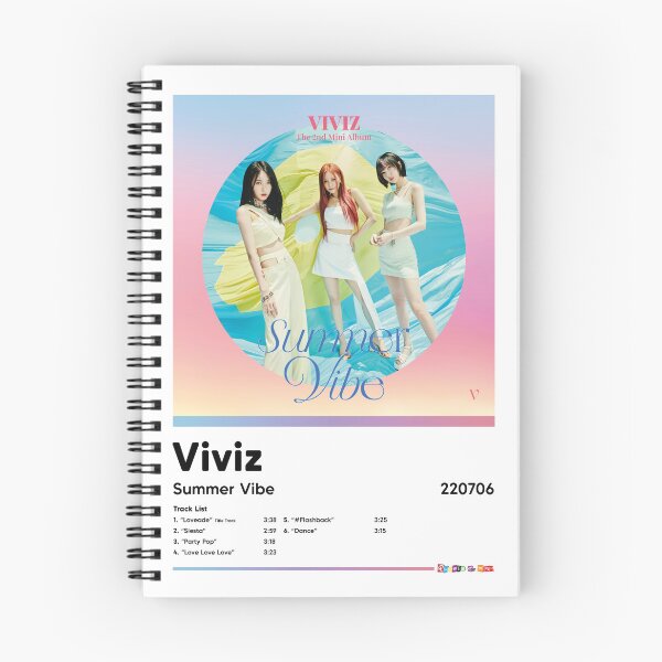 Item preview, VIVIZ - Summer Vibe - Album Artwork Poster designed and sold by RhodesToKpop.