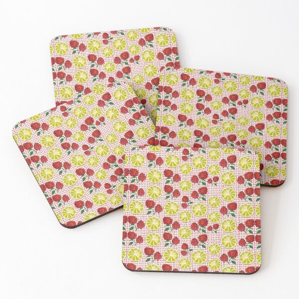 Item preview, Juicy Daydreams Berries & Limes Pattern – Citrus & Berry Aesthetic for Cute Summer Vibes designed and sold by VirtuallyCreativ .