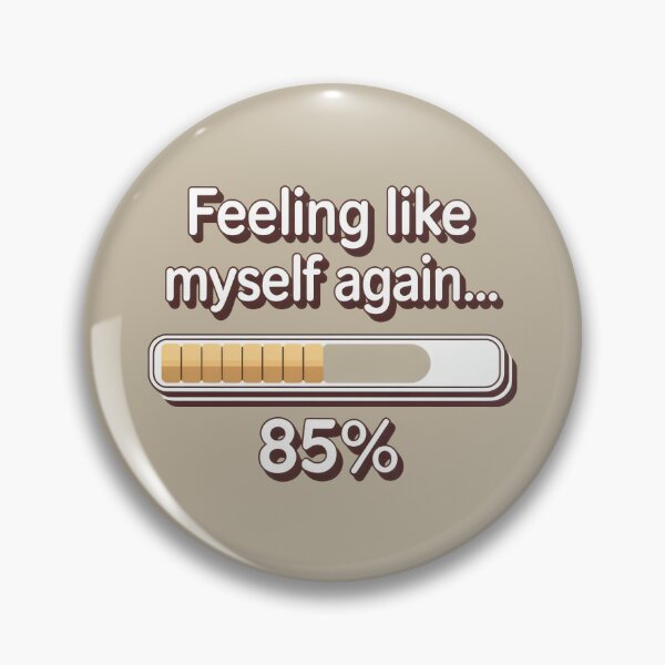 Item preview, Self Care Progress Bar Feeling Like Myself Again designed and sold by SplashTastic.