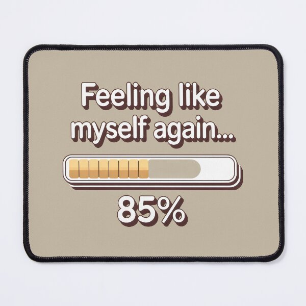 Item preview, Self Care Progress Bar Feeling Like Myself Again designed and sold by SplashTastic.