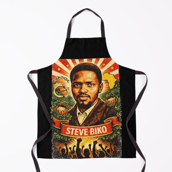 Item preview, Steve Biko Black consciousness movement Vintage Propaganda poster - Anti apartheid South Africa history designed and sold by Youngkev-arts.