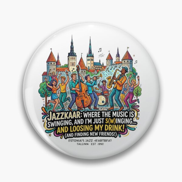 Item preview, Jazzkaar Tallinn Festival T-Shirt – Swinging Jazz Party Estonia Design | Music, Friends & Festival Vibes Graphic designed and sold by Sushikidsntoddlers.