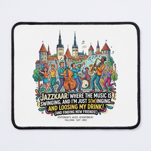 Item preview, Jazzkaar Tallinn Festival T-Shirt – Swinging Jazz Party Estonia Design | Music, Friends & Festival Vibes Graphic designed and sold by Sushikidsntoddlers.