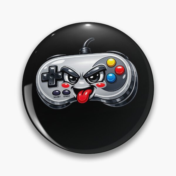 Item preview, Gamer Mode On 3D – Retro 90s Controller Character designed and sold by Timeless Junction.