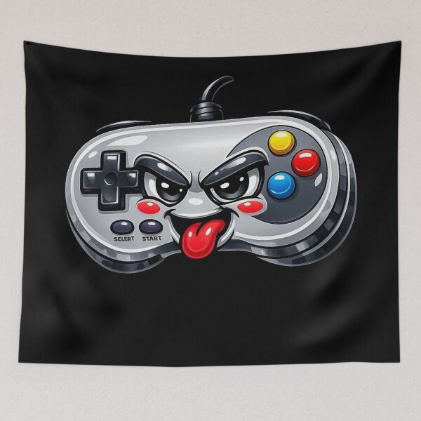 Item preview, Gamer Mode On 3D – Retro 90s Controller Character designed and sold by Timeless Junction.