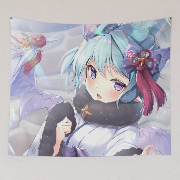 Item preview, Shefi Princess Connect Winter Kimono Anime Girl Fantasy designed and sold by PMartistStudio.