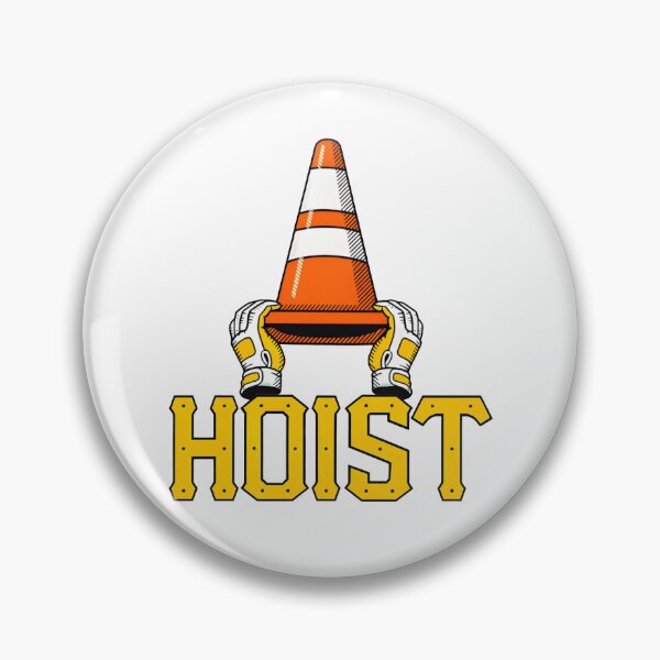 Item preview, HOIST The Traffic Cone, Funny Pittsburgh Baseball designed and sold by RamneekFraty.