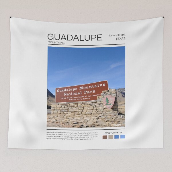 Item preview, Guadalupe Mountains National Park - Texas  designed and sold by StudioRedKoala.