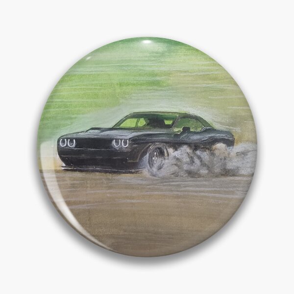 Item preview, HANDMADE SKETCHWORK OF A DODGE CHARGER  designed and sold by silversketchh.