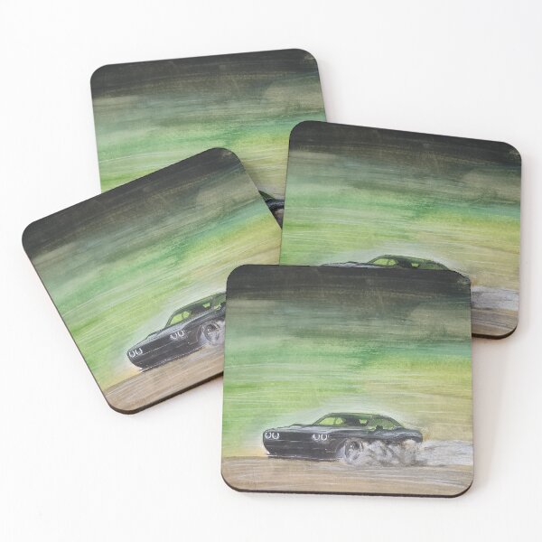 Item preview, HANDMADE SKETCHWORK OF A DODGE CHARGER  designed and sold by silversketchh.