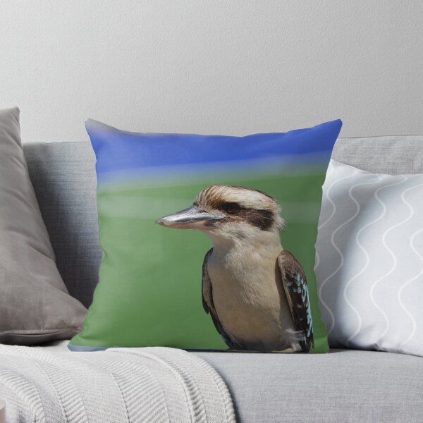 Item preview, Kookaburra on the Fence — Australian Wildlife Portrait designed and sold by EmmaGraphy.