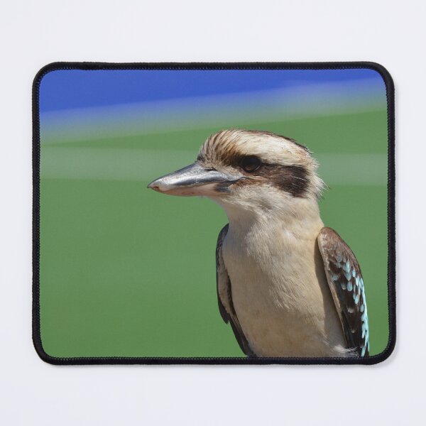 Item preview, Kookaburra on the Fence — Australian Wildlife Portrait designed and sold by EmmaGraphy.