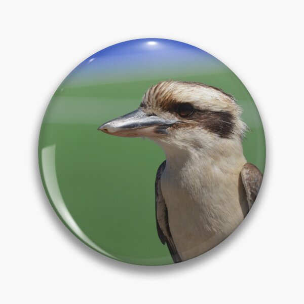 Item preview, Kookaburra on the Fence — Australian Wildlife Portrait designed and sold by EmmaGraphy.