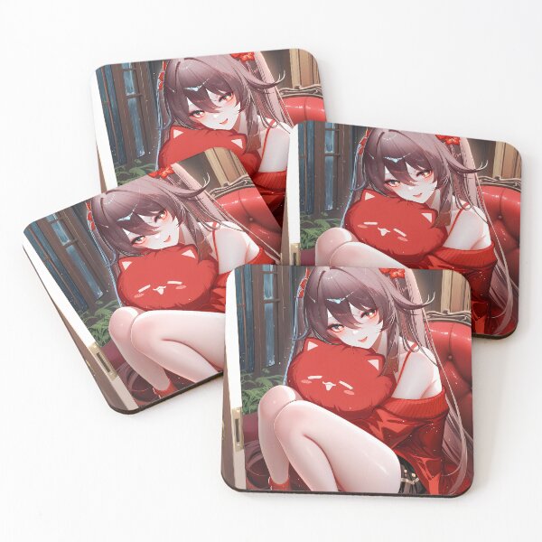 Item preview, Hu Tao Genshin Impact Cozy Red Sweater Charm designed and sold by PMartistStudio.