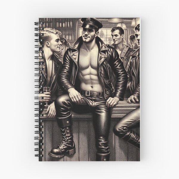 Item preview, Vintage Tom of Finland Clothing Tribute – To Sir With Love Gay Bar Leather Daddy designed and sold by ItsAKinkThing.