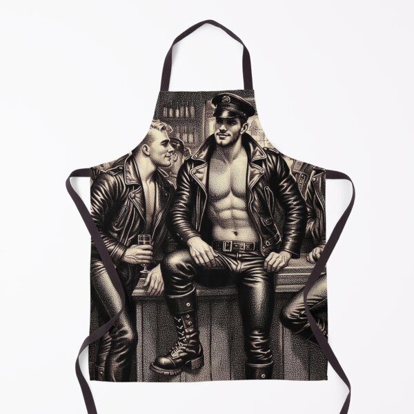 Item preview, Vintage Tom of Finland Clothing Tribute – To Sir With Love Gay Bar Leather Daddy designed and sold by ItsAKinkThing.