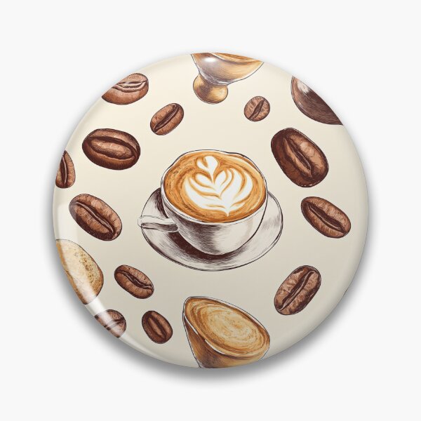 Item preview, Coffee Seamless Pattern designed and sold by Leylita Design.