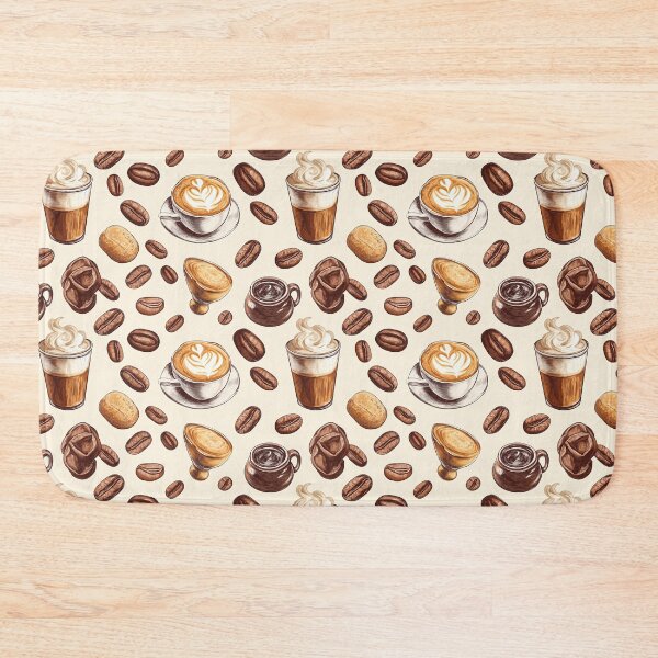 Item preview, Coffee Seamless Pattern designed and sold by Leylita Design.