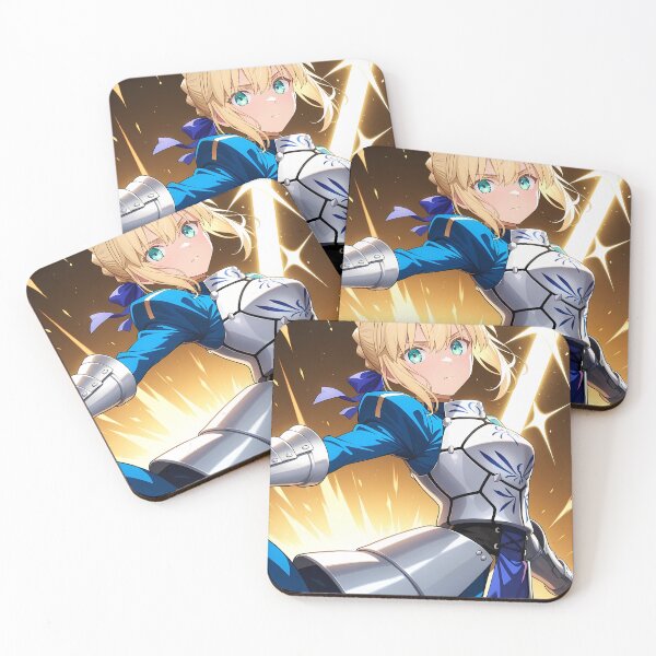 Item preview, Saber Fate Stay Night Golden Burst Armored Heroic Stance designed and sold by PMartistStudio.