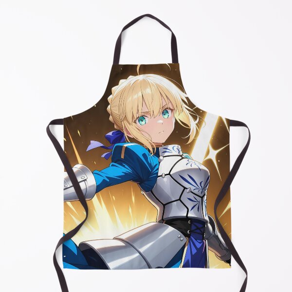 Item preview, Saber Fate Stay Night Golden Burst Armored Heroic Stance designed and sold by PMartistStudio.