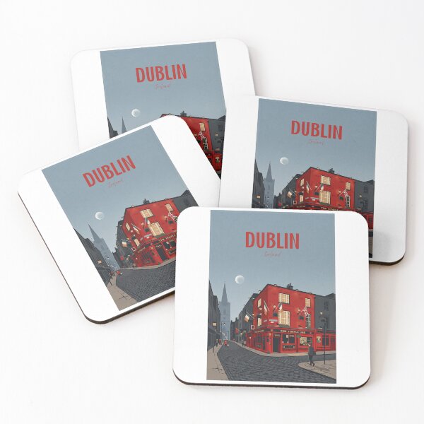 Item preview, Dublin Ireland Minimalist Dublin Cityscape designed and sold by NeuralVibe.