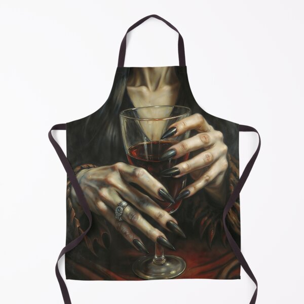 Item preview, Vampire Hands Holding Red Wine Glass designed and sold by DarkHolyQueen.