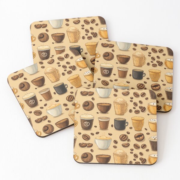 Item preview, Coffee Seamless Pattern designed and sold by Leylita Design.