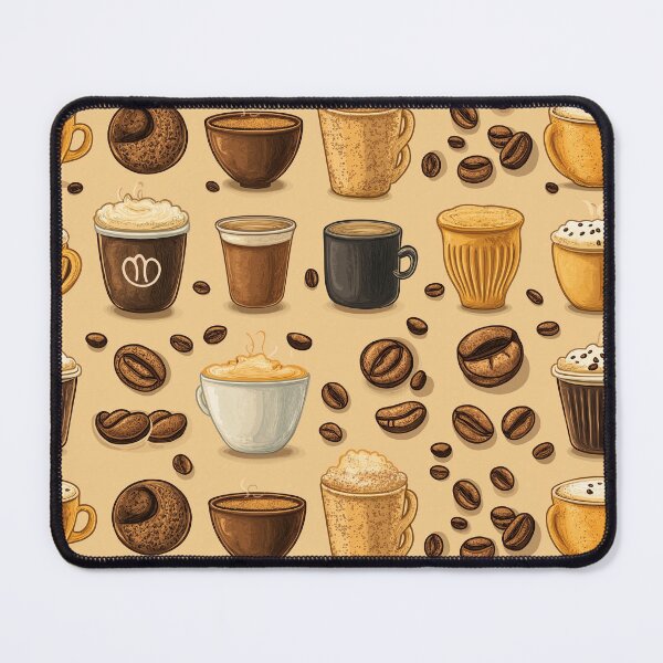 Item preview, Coffee Seamless Pattern designed and sold by Leylita Design.