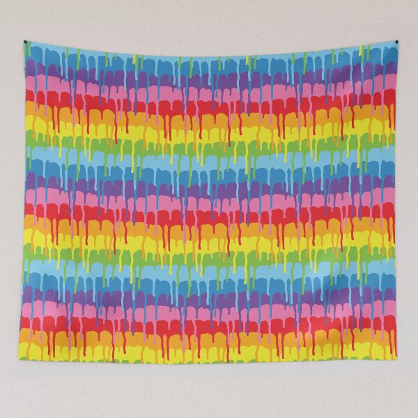 Item preview, Rainbow Paint Drip | Colorful Pride Aesthetic Design designed and sold by Plant Cult.