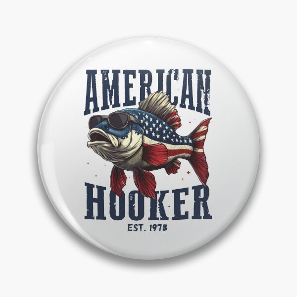 Item preview, American Hooker, Patriotic Fish designed and sold by RamneekFraty.