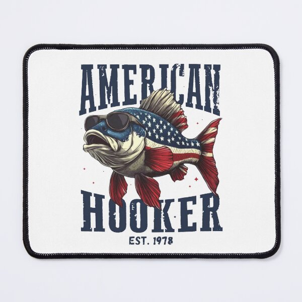 Item preview, American Hooker, Patriotic Fish designed and sold by RamneekFraty.