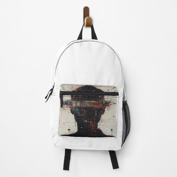 Item preview, Cyber Silhouette Data Mosh Abstract Digital Art designed and sold by KiraCreationism.