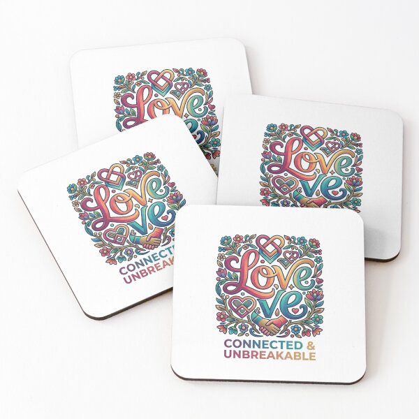 Item preview, Connected & Unbreakable | Vibrant Multicolor Love Story Art designed and sold by coolstuff87.
