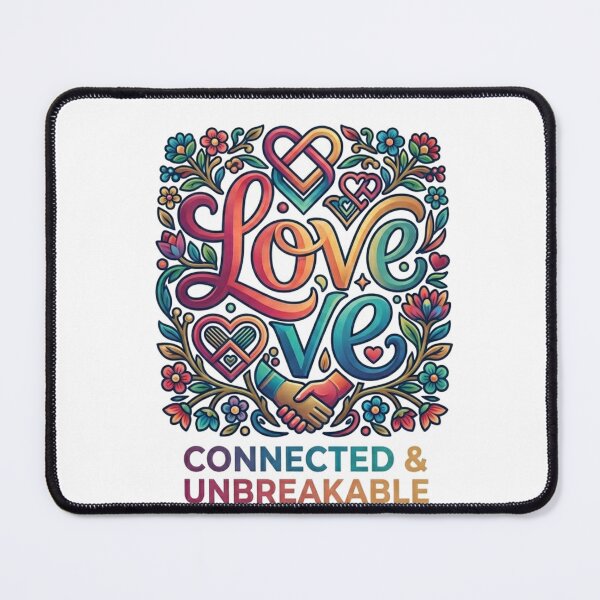 Item preview, Connected & Unbreakable | Vibrant Multicolor Love Story Art designed and sold by coolstuff87.
