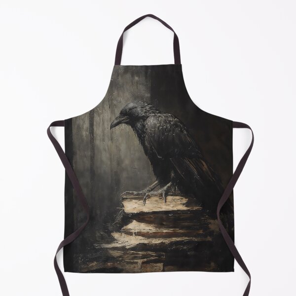 Item preview, The Raven on Old Books Gothic Art designed and sold by DarkHolyQueen.