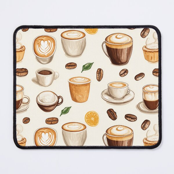 Item preview, Coffee Seamless Pattern designed and sold by Leylita Design.