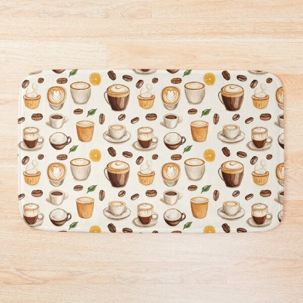 Item preview, Coffee Seamless Pattern designed and sold by Leylita Design.