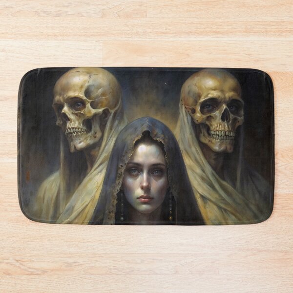 Item preview, Watchers of the Dark Gothic Skeleton Portrait designed and sold by DarkHolyQueen.