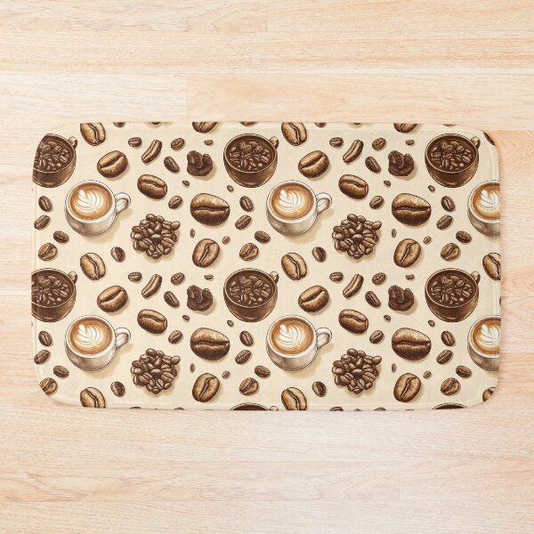 Item preview, Coffee Seamless Pattern designed and sold by Leylita Design.