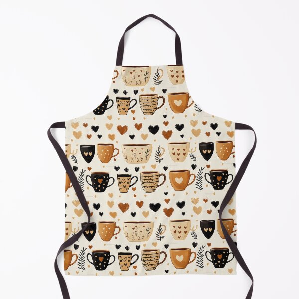 Item preview, Coffee Cups Seamless Pattern designed and sold by Leylita Design.