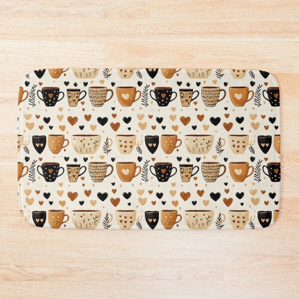 Item preview, Coffee Cups Seamless Pattern designed and sold by Leylita Design.