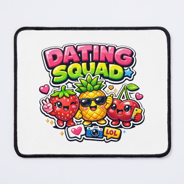 Item preview, Friendship Dating Squad Kawaii Fruit Friends designed and sold by SplashTastic.