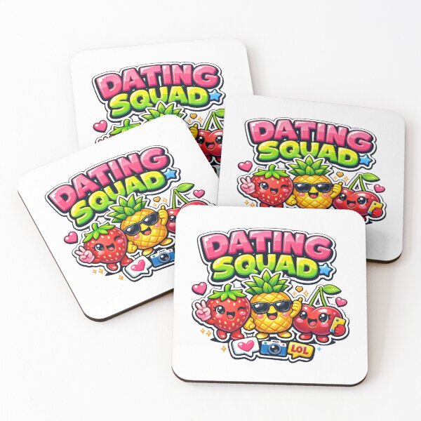 Item preview, Friendship Dating Squad Kawaii Fruit Friends designed and sold by SplashTastic.