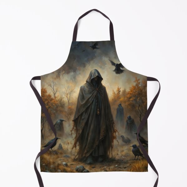Item preview, Gothic Crow Cultist Tattered Cloak Art designed and sold by DarkHolyQueen.