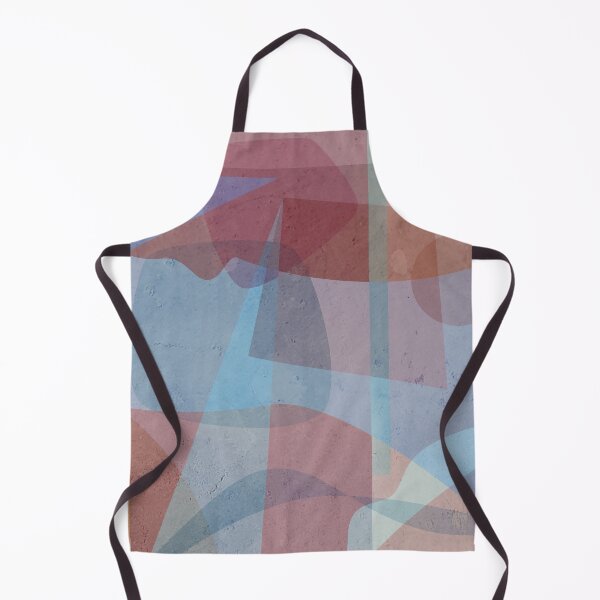Item preview, Mid-Century Modern Abstract Shapes in cool colours designed and sold by korasi.