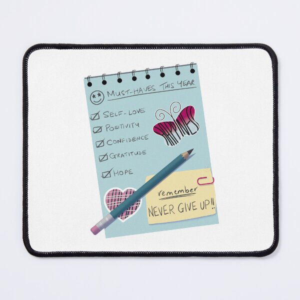Item preview, Positive Affirmations List with Notepad, Pencil and Stickers designed and sold by ChantellaGF.
