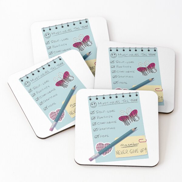 Item preview, Positive Affirmations List with Notepad, Pencil and Stickers designed and sold by ChantellaGF.